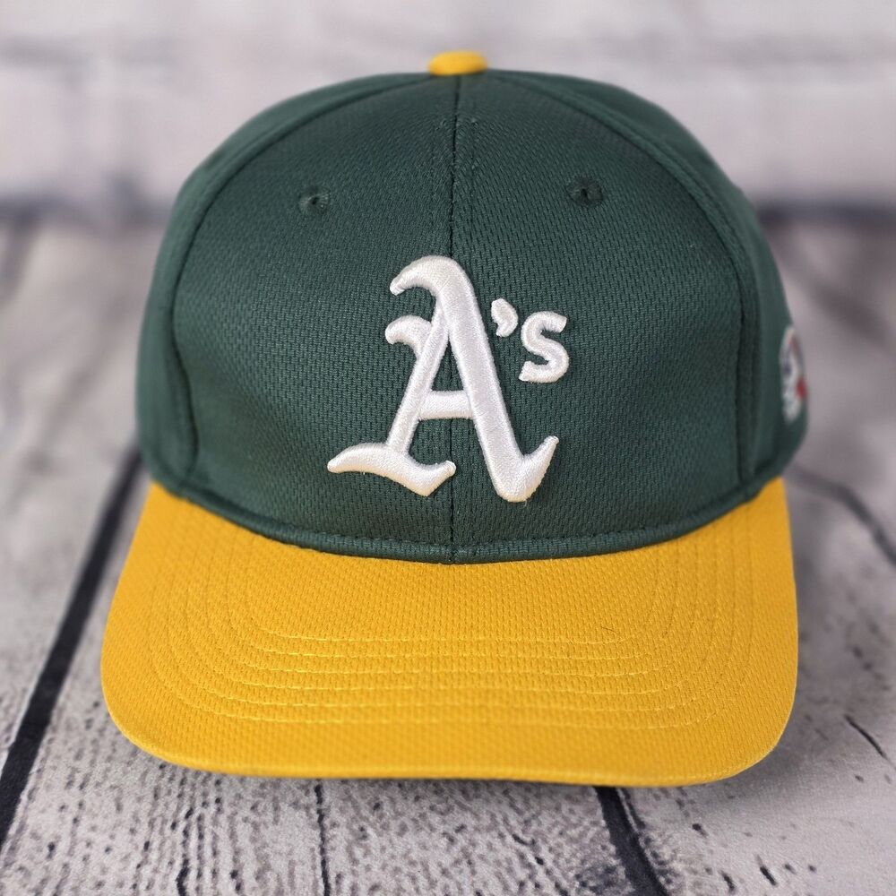 Oakland‎ Athletics A’s Team MLB OC Sports Youth Snapback Hat Cap Green Yellow